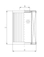DMD034W100B Filter element for pressure filter