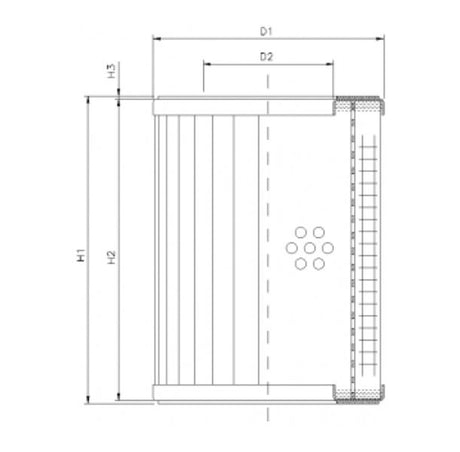DMD070L20B hydraulic filter element