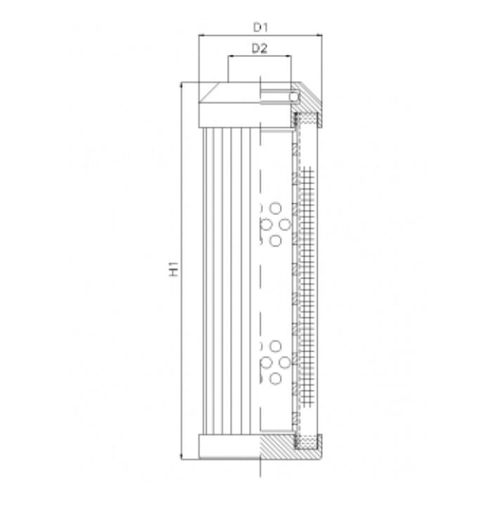 DMD149B10B hydraulic filter element