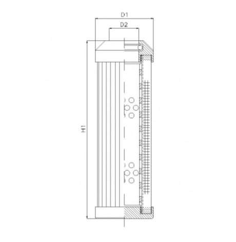DMD149B25B hydraulic filter element