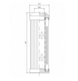 DMD149F03V hydraulic filter element
