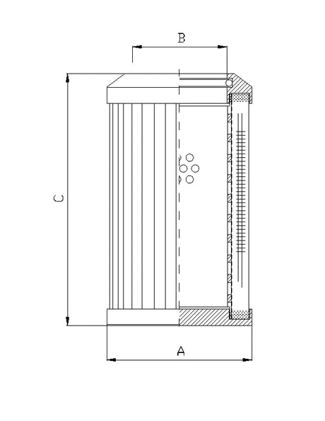 DMD149W100B Filter element for pressure filter