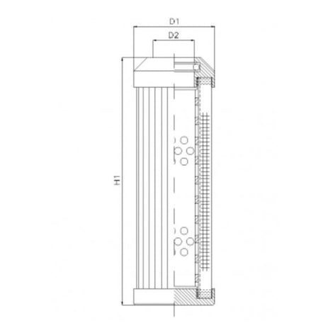 DMD149W60B hydraulic filter element