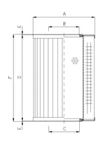 DMD218K10B Filter element for pressure filter