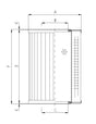 DMD218K10B Filter element for pressure filter