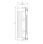 DMD243B100B hydraulic filter element