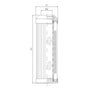 DMD243B40B hydraulic filter element