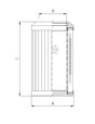 DMD243F20B Filter element for pressure filter