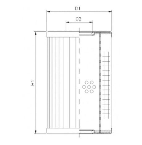 DMD362B40B hydraulic filter element