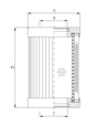 DMD362D10B Filter element for pressure filter