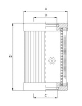 DMD362F10B Filter element for pressure filter