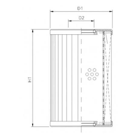 DMD362W10B hydraulic filter element