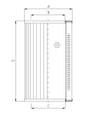 DMD760B25B filter element for pressure filter