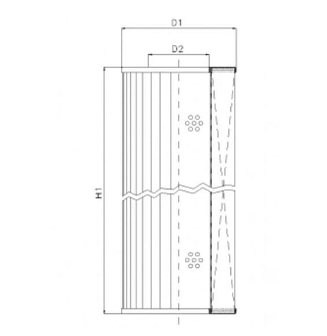 DMD761B25B hydraulic filter element