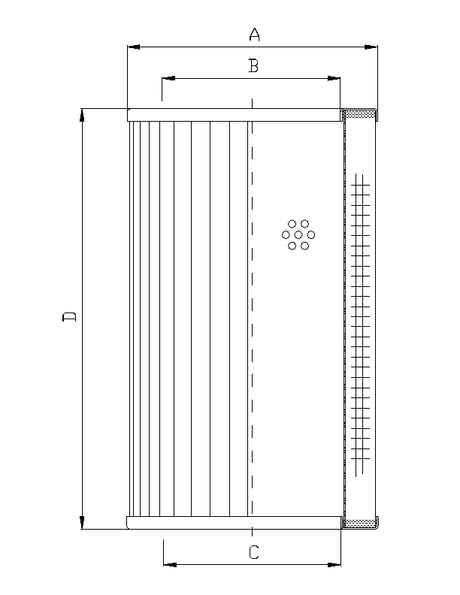 DMD761E20B Filter element for pressure filter