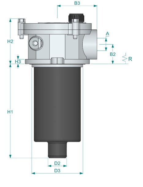 DRC 28REZBDC25B hydraulic filter
