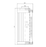DVD20004F03B/1 hydraulic filter element