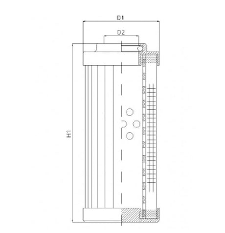 DVD20004F05V/1 filter element for pressure filter