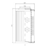 DVD20005E10V hydraulic filter element