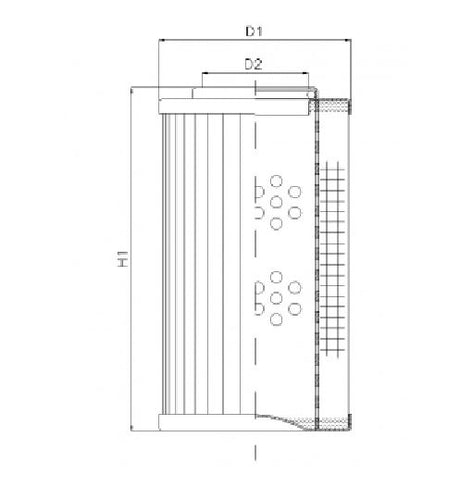 DVD20013E05V hydraulic filter element