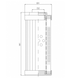 DVD20013F20V hydraulic filter element