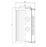 DVD20015K20V hydraulic filter element