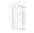 DVD20018B40V Filter element for pressure filter
