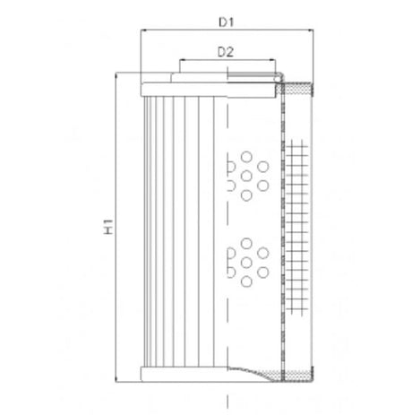 DVD20020B10B filter element for pressure filter