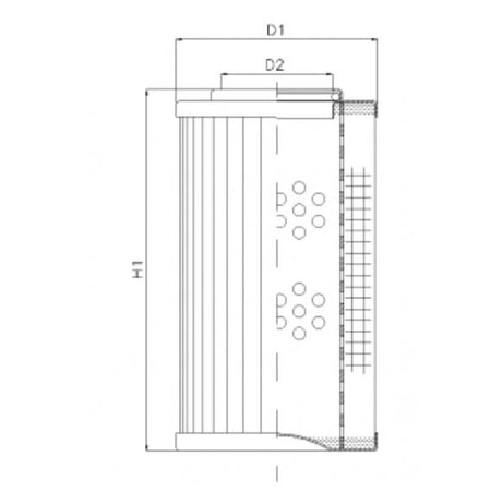 DVD20030B80B filter element for pressure filter