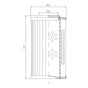 DVD20030B80B filter element for pressure filter