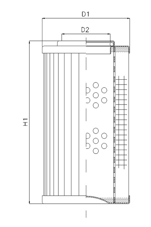 DVD20045B10B hydraulic filter element