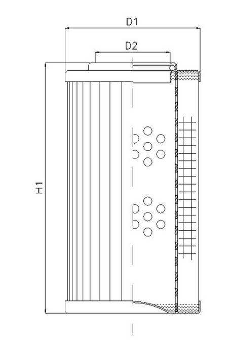 DVD20045B10B hydraulic filter element