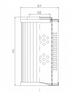 DVD20058E05V hydraulic filter element