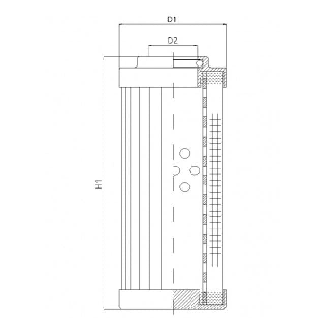 DVD20095W10V Filter element for pressure filter