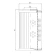 DVD210A05B filter element for pressure filter
