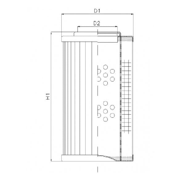 DVD210E03V Filter element for pressure filter