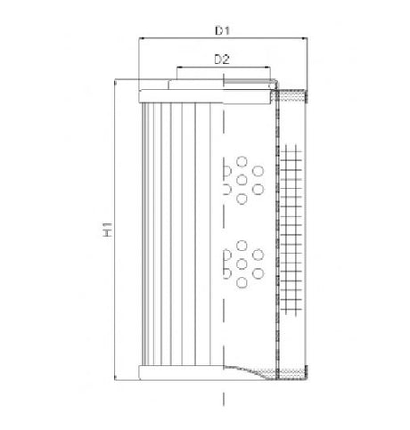 DVD2180B40B/5 hydraulic filter element