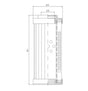 DVD218F05B filter element for pressure filter