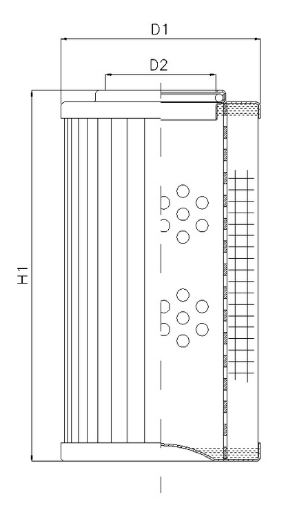 DVD218F20B filter element for pressure filter