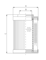 DVD2225F10B Filter element for pressure filter