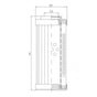 DVD2225W250B filter element for pressure filter