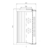 DVD232K20V Filter element for pressure filter