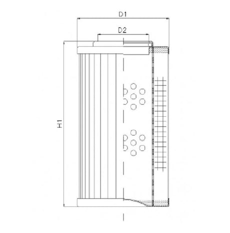 DVD232K20V Filter element for pressure filter