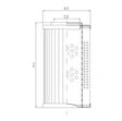 DVD2360K05B filter element for pressure filter