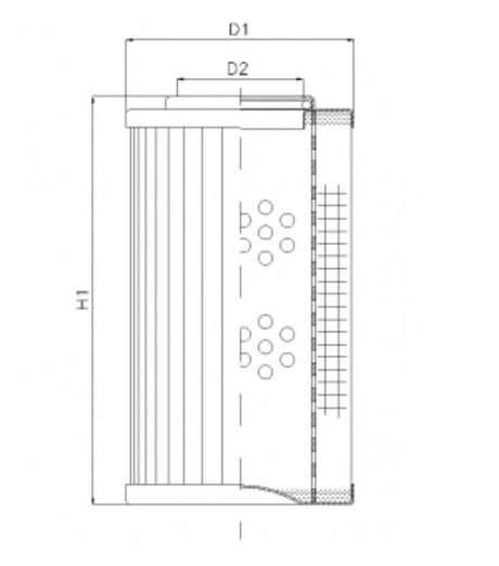 DVD2360K10B filter element for pressure filter