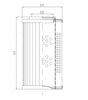 DVD2360K10B filter element for pressure filter