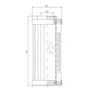 DVD2360W40B filter element for pressure filter