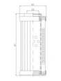 DVD2560F10B/1 Filter element for pressure filter
