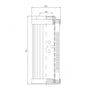 DVD2560W250B filter element for pressure filter