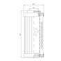 DVD2560W40B filter element for pressure filter